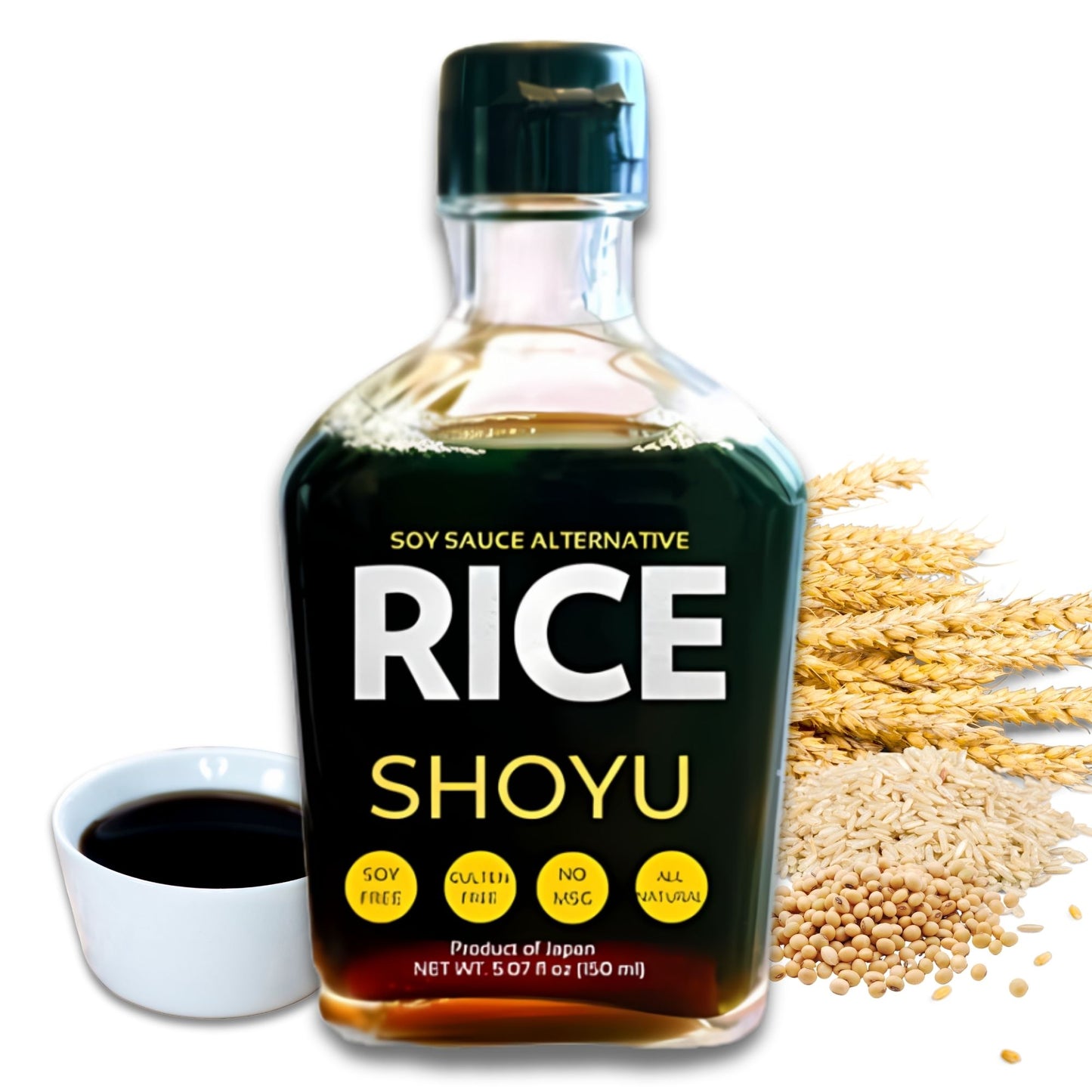 Umami Shoyu - Rice Shoyu, Soy Sauce Alternative 5.07oz (150 ml)