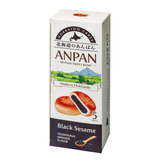 Hokkaido Anpan Black Sesame (5 Pieces)