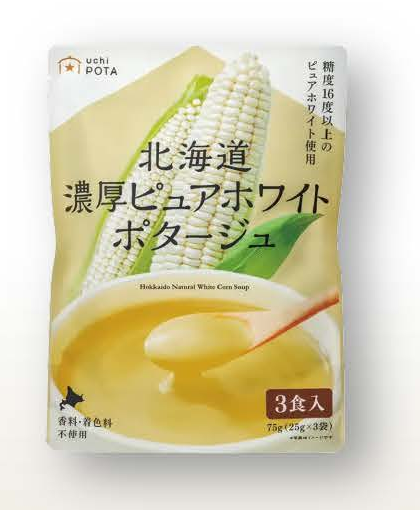 Hokkaido Rich Pure White Corn Potage Soup (3 Servings)