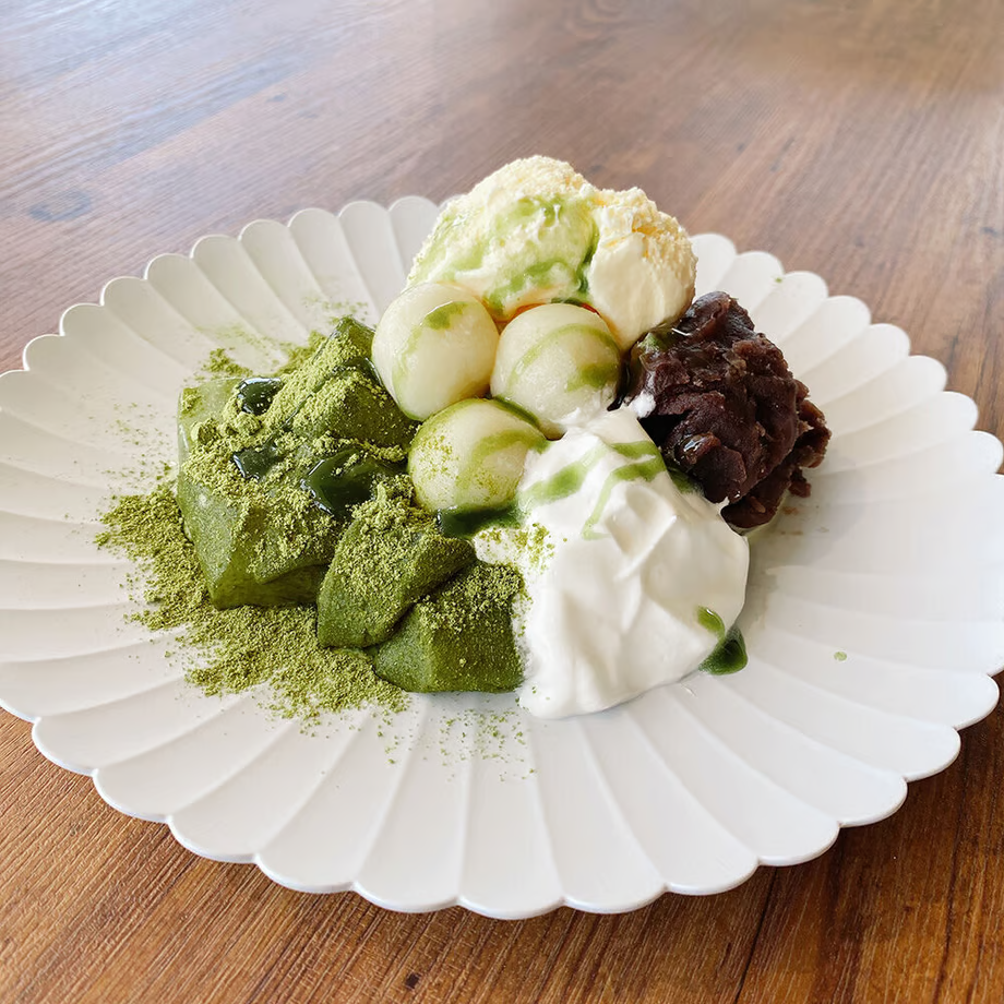 B-GENKi Mochikon Matcha, Mochi-Like Chewy Dessert 100g