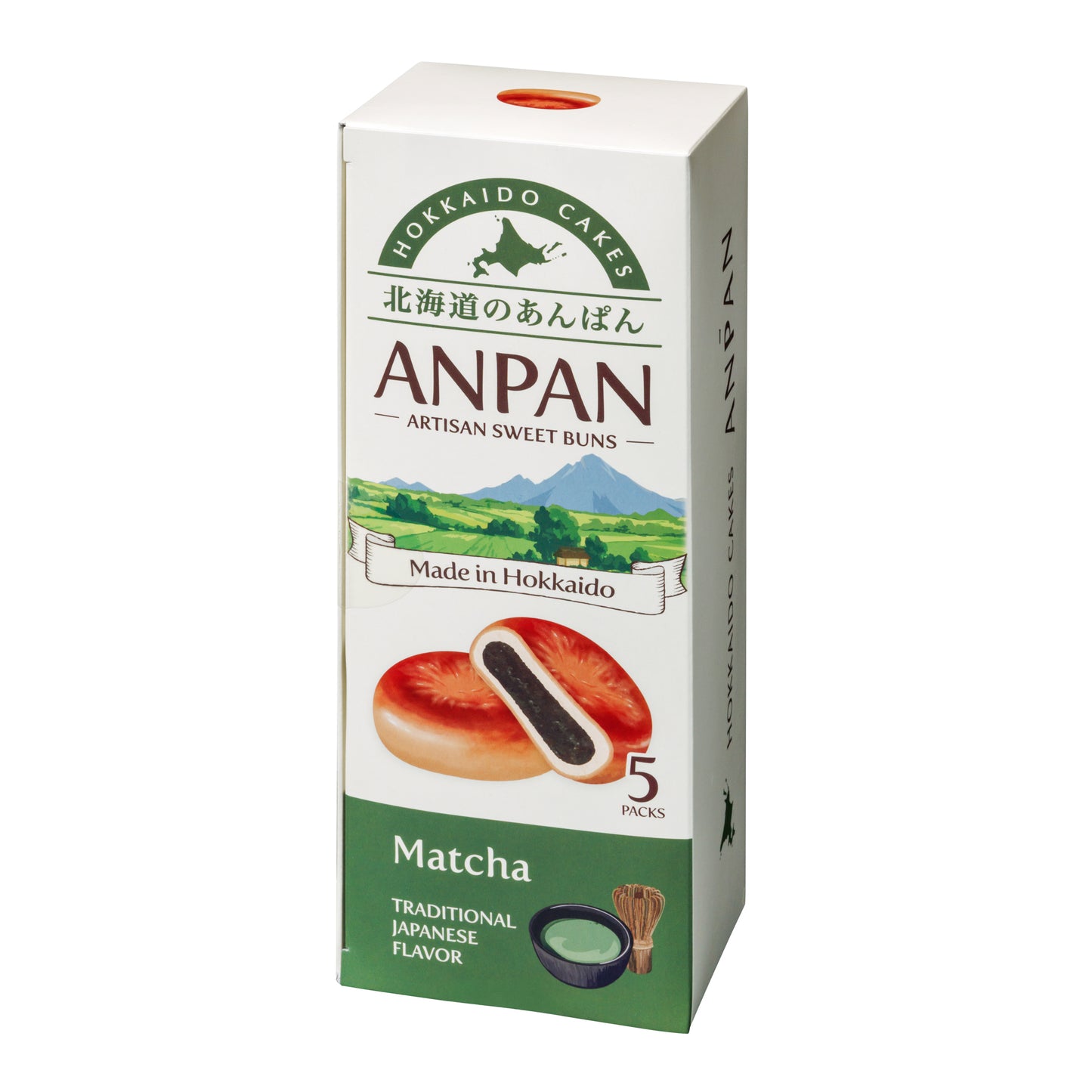 Hokkaido Anpan Matcha (5 Pieces)