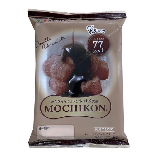 B-GENKi Mochikon W Chocolate, Mochi-Like Chewy Dessert 100g