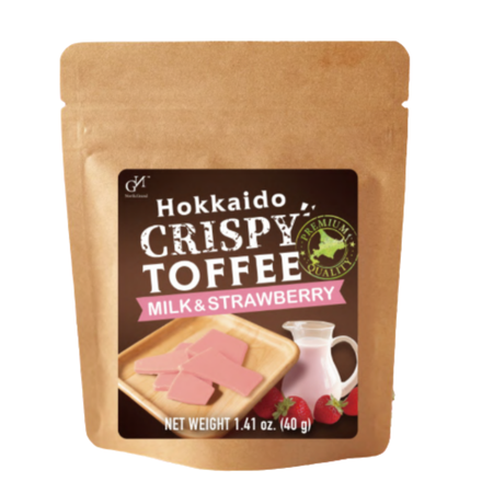 Hokkaido Crispy Toffee (Strawberry) 1.4 oz (40g)