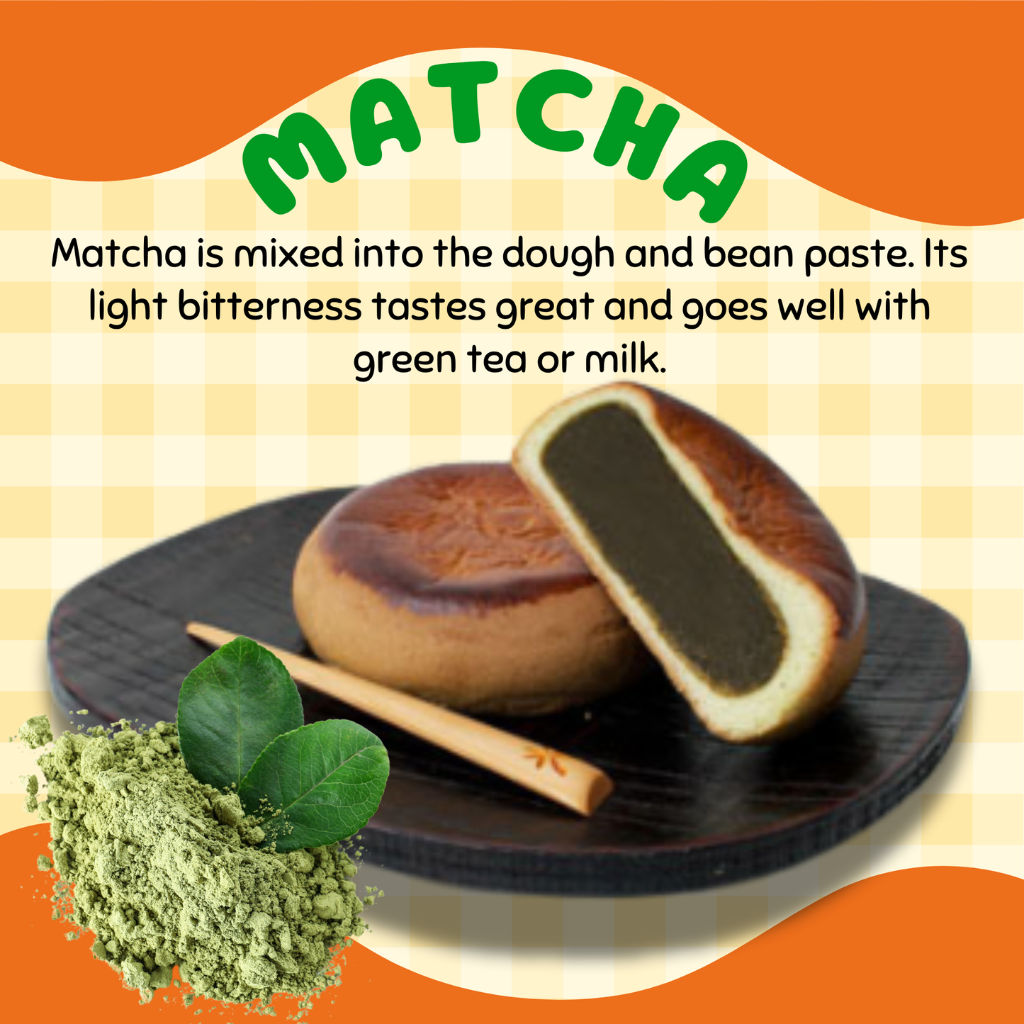 Hokkaido Anpan Matcha (5 Pieces)