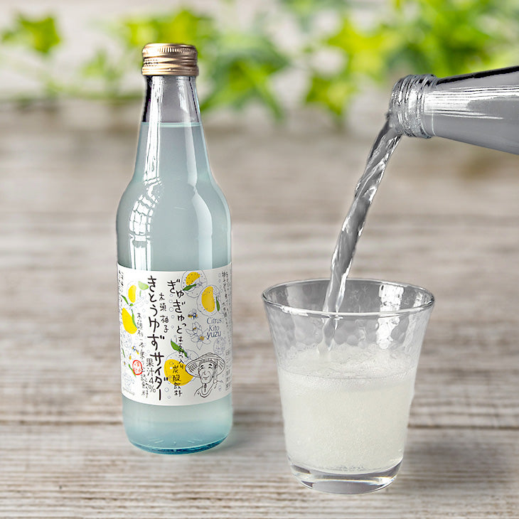 Kito Yuzu Cider Soda Drink 340ml